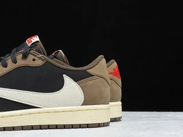 Cheap SP x Dark Air Scott CQ4277-001 Travis 1 Low Jordan Mocha OG 0512